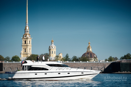 Аренда яхты в СПб - Sunseeker62